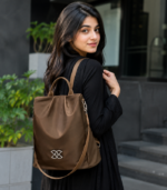 Celestia Ladies Tote backpack (Coffe Brown) - Image 2