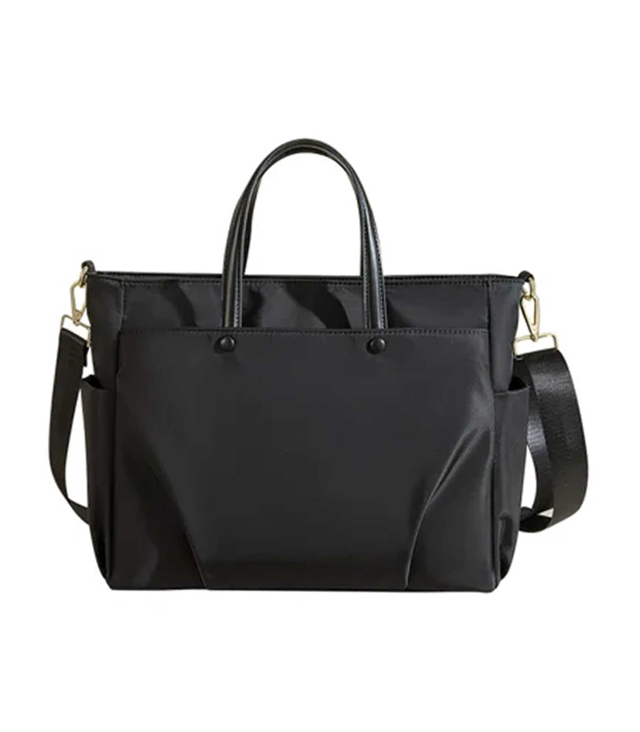 Rosabella Oxford Ladies Casual Shoulder Tote Bag (Black) Rosabella Oxford Ladies Casual Shoulder Tote Bag (Black) - Image 1