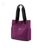 Trevina Casual Women’s Daily Tote Handbag (Purple) - Image 3