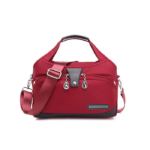 Veloura Ladies Shoulder Bag (Burgundy red )