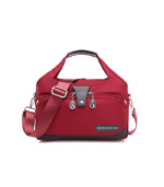 Veloura Ladies Shoulder Bag (Burgundy red )