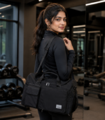 UrbanFlex Travel & Gym Duffel Bag (Black) - Image 2
