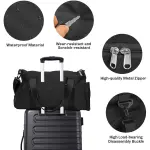 UrbanFlex Travel & Gym Duffel Bag (Black) - Image 4