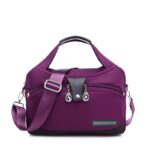 Veloura Ladies Shoulder Bag( Dark Purple)