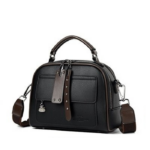 Marceline Classic PU Ladies Satchel Handbag (Black)