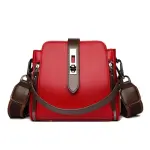 Marina PU Ladies Shoulder Bag (Red)