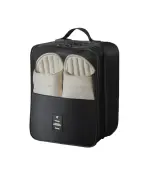PackEase Travel Shoe Storage Bag (Black)