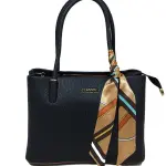 Classic Twin Handle Tote Bag (with Scarf)
